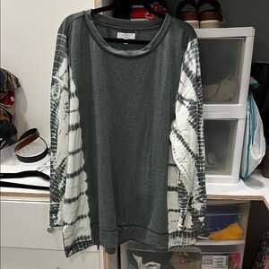 New Directions Studio Curvy 3X Green Top